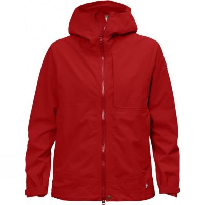 Chaquetas Fjallraven Abisko Eco-Shell Mujer - Rojas - Chile SMV725948